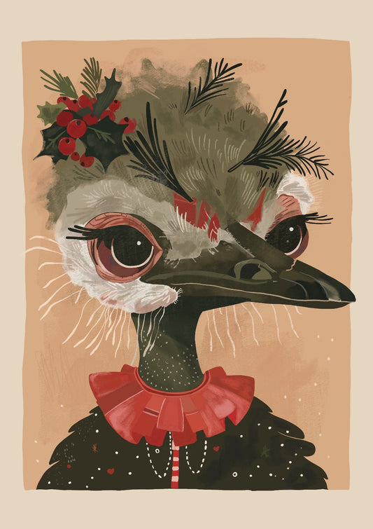 Festive Ostrich