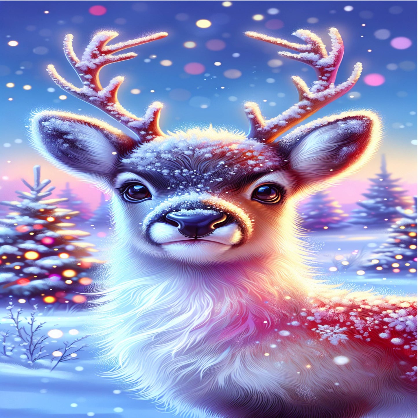Festive Christmas Reindeer
