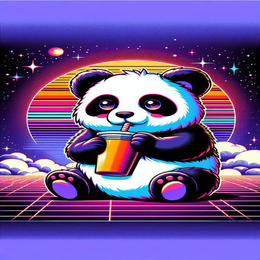 Cute Panda Drink