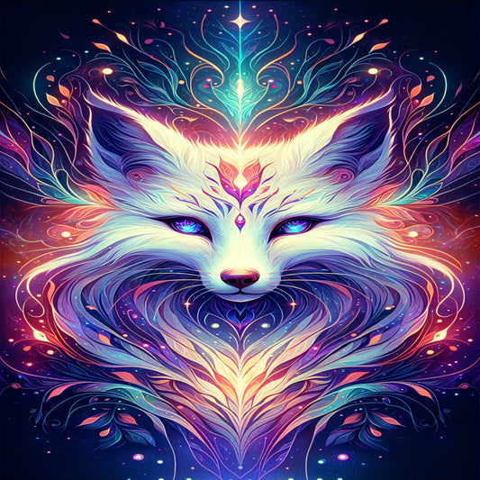 Mystical White Fox