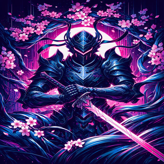 Dark armored warrior 