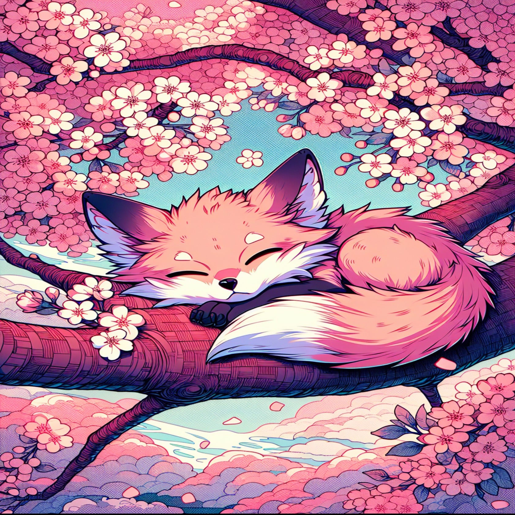 Adorable Cute Kitsune Anime