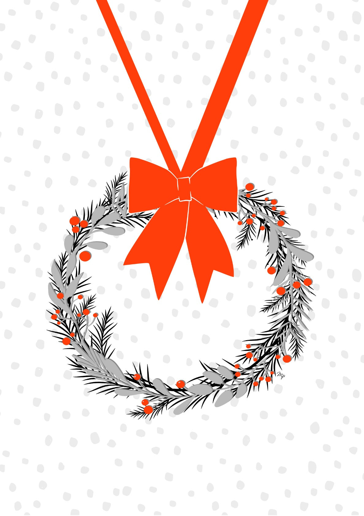 Festive Wreath Xmas mood