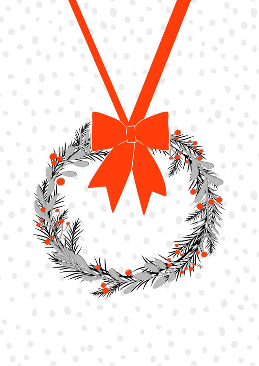 Festive Wreath Xmas mood