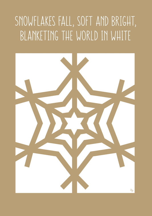 Nordic Snowflake Poem set one