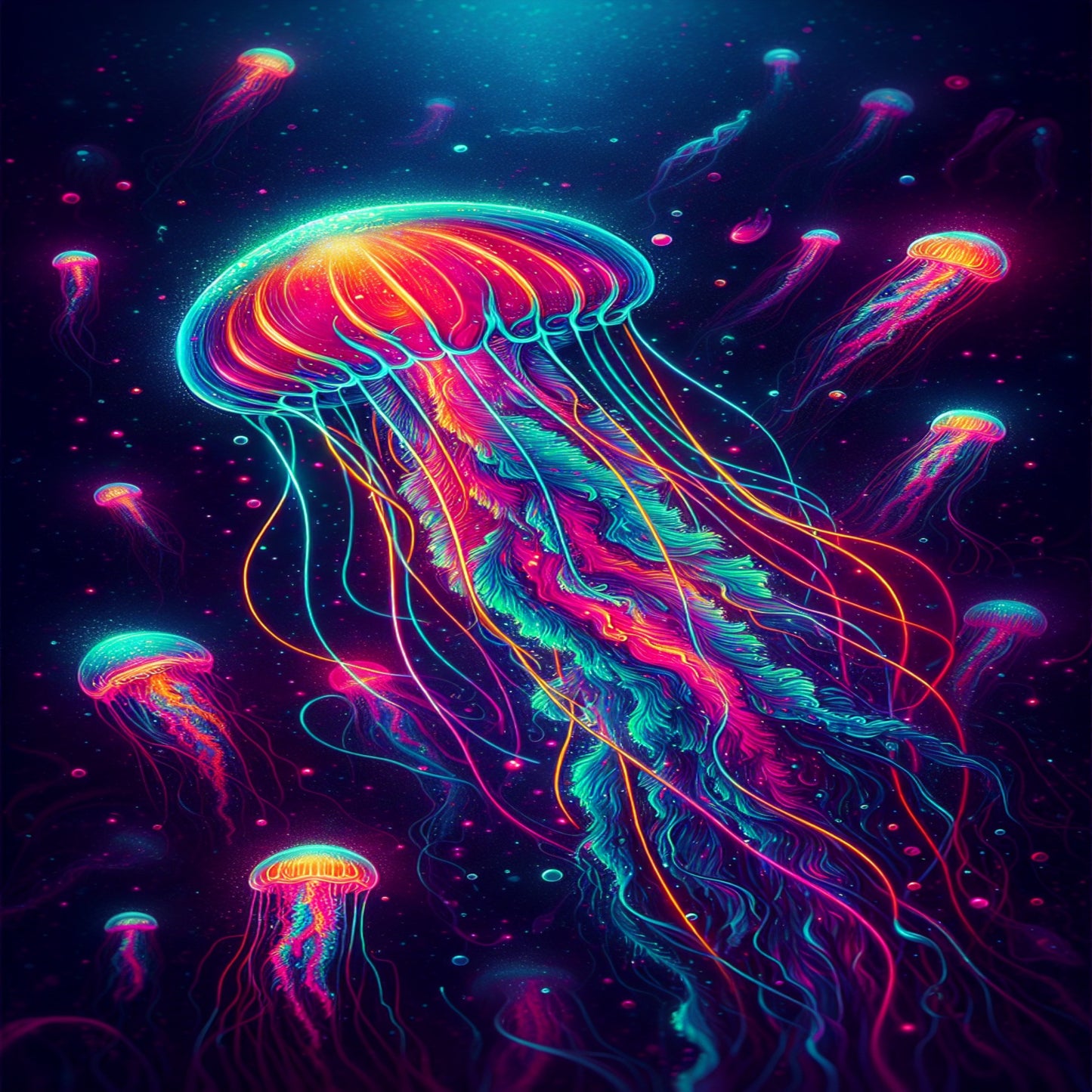 Neon Jellyfish