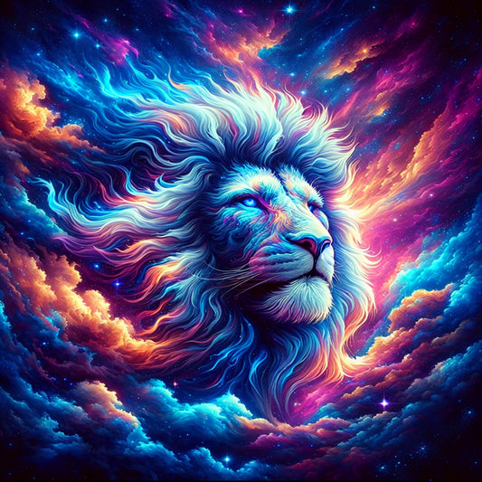 Ethereal Lion emerges