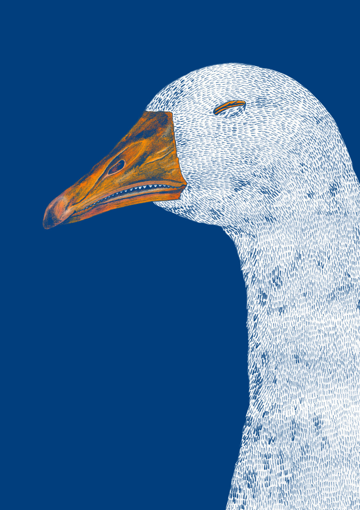 Goose Laying Egg No.4 - Cardi Beak