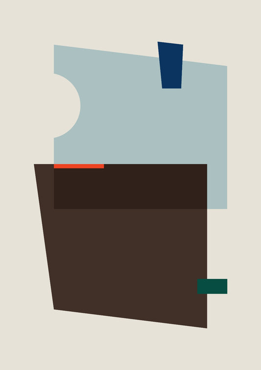 Geometric Shapes no. 11 Blue