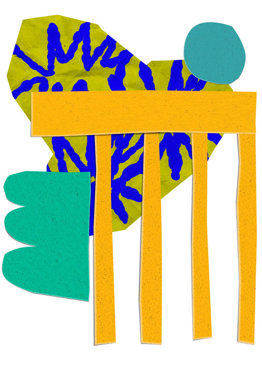 vibrant abstract composition