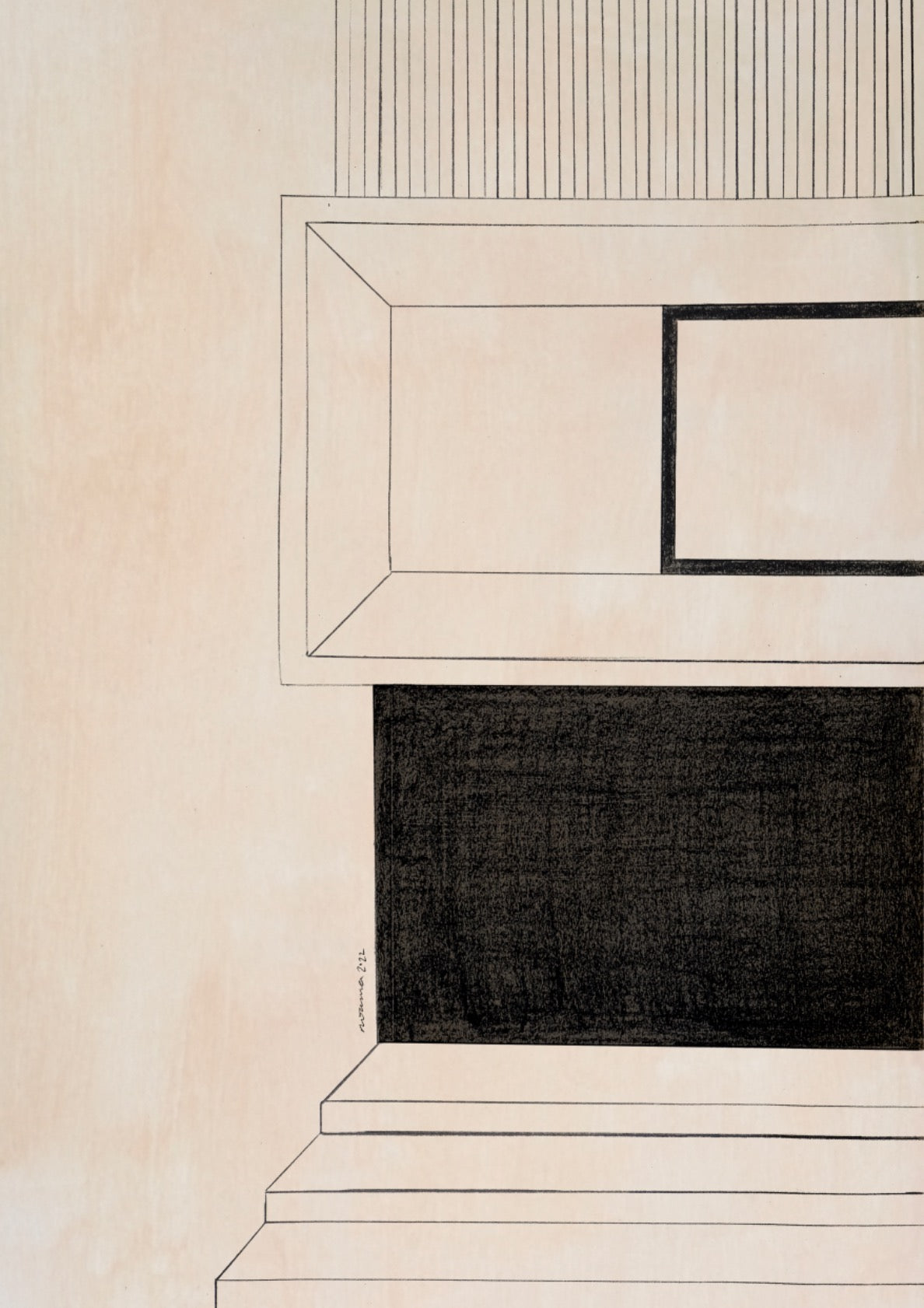 Modernist Pencil Study