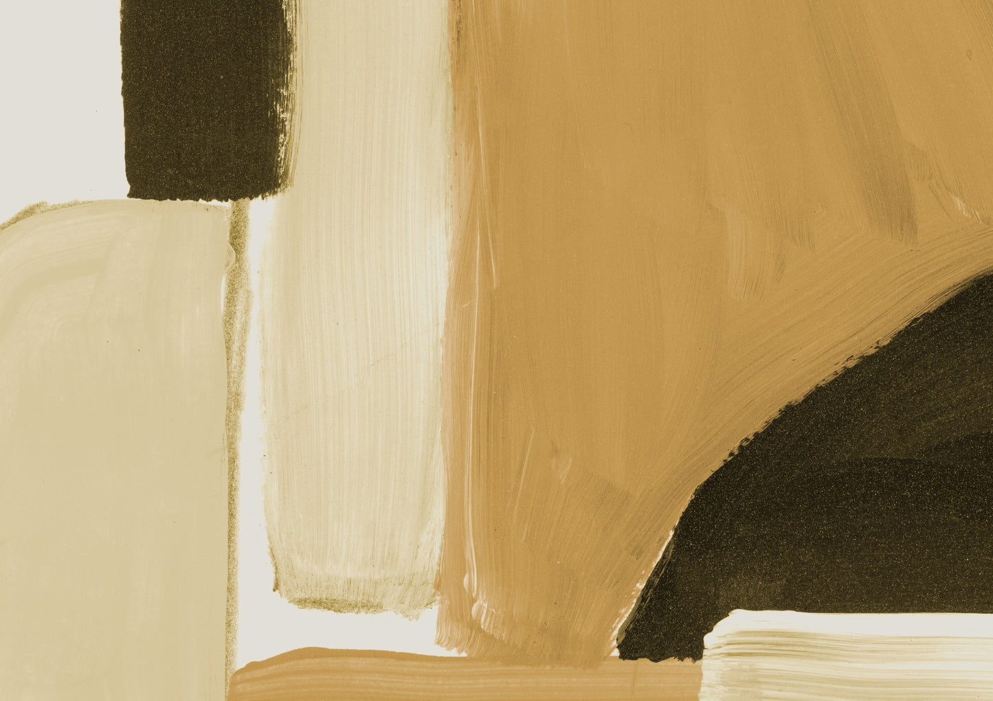 Ochre Abstract