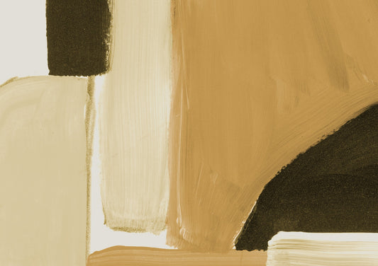Ochre Abstract