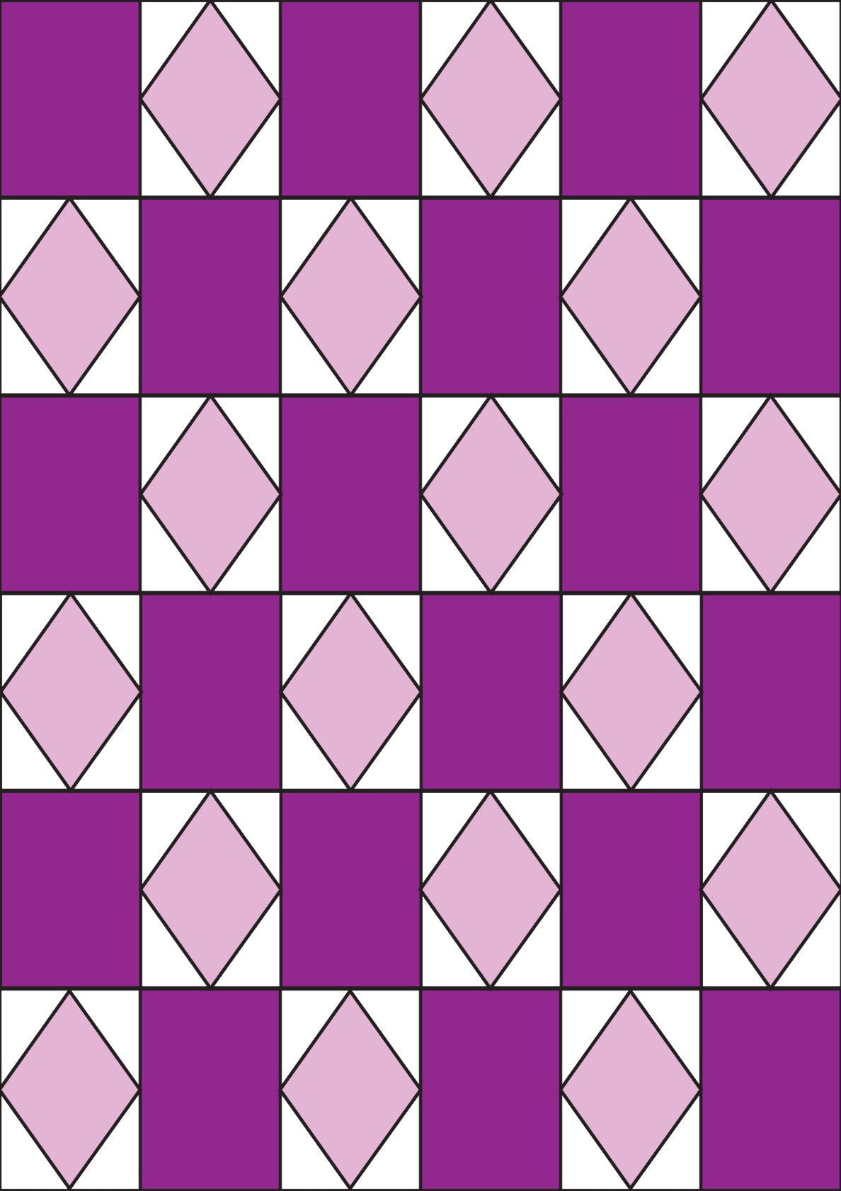 Checkers Purple Square Diamond Checkers