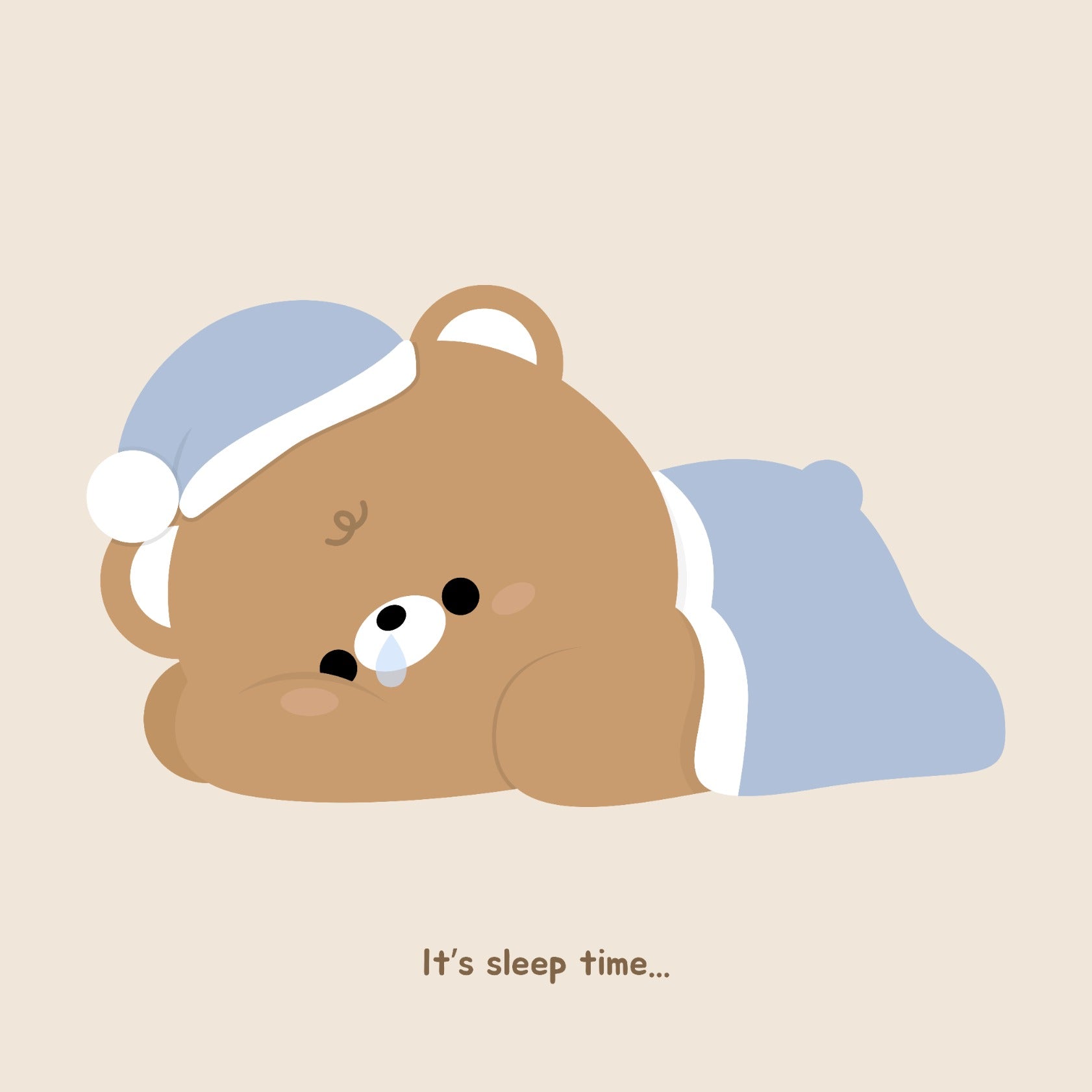 Sleepy Brown Bear