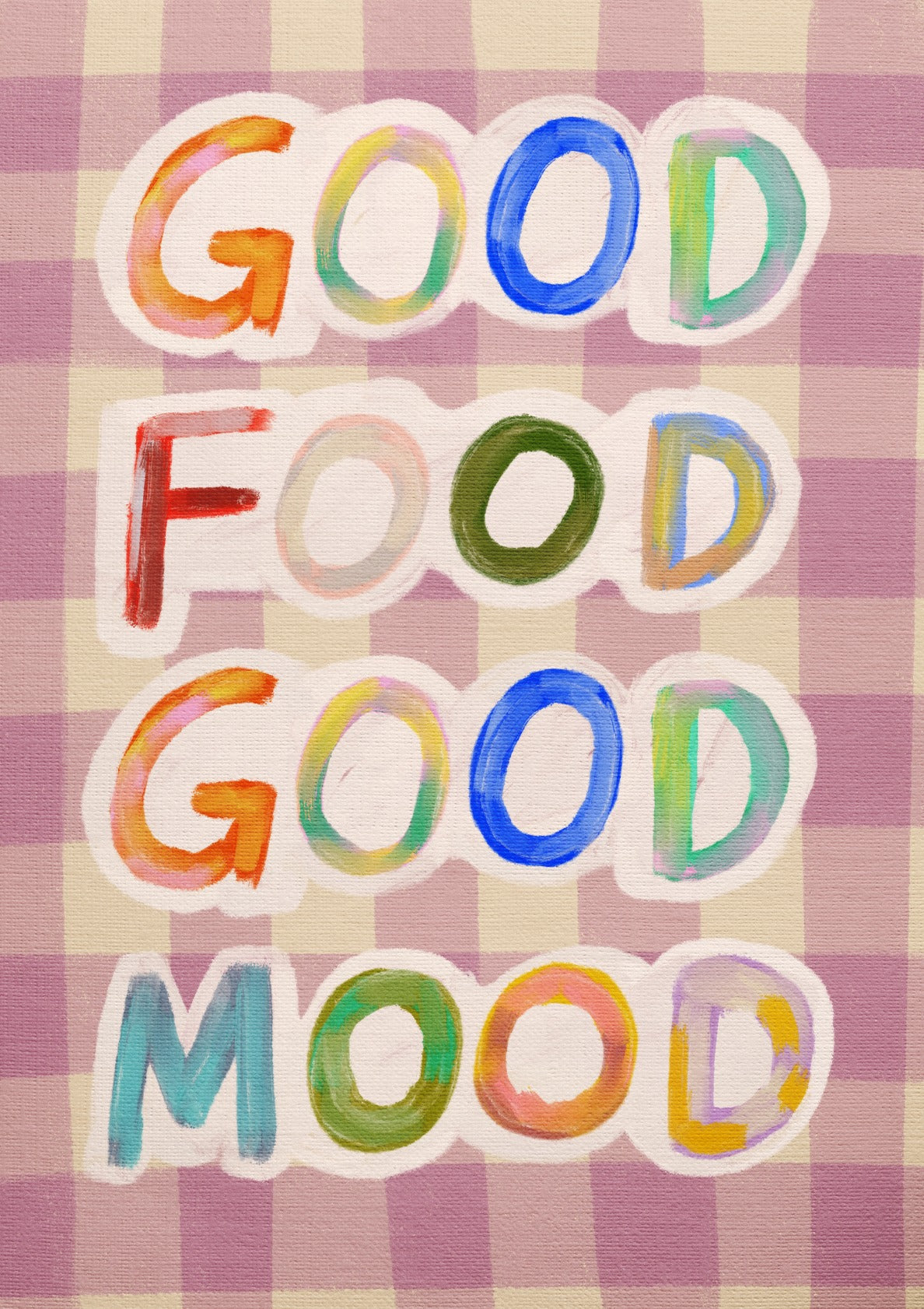 Good Food Good Mood Lilac