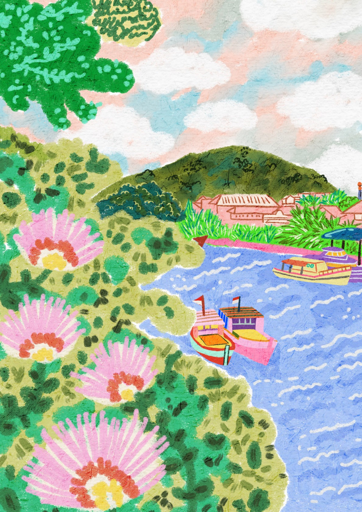 Padang, West Sumatra - Lush River