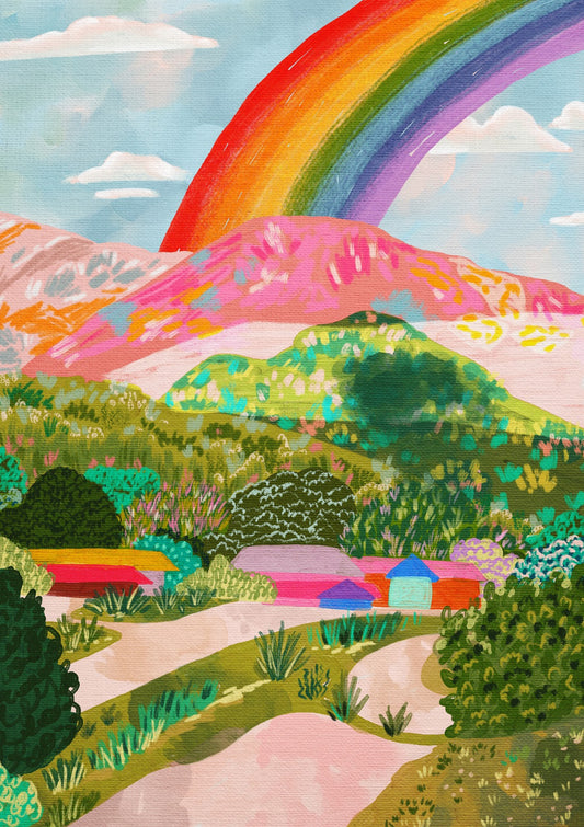 Rainbow Over the Hills