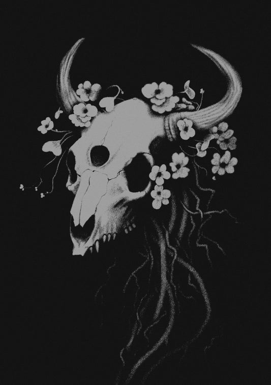 Floral Skull 06