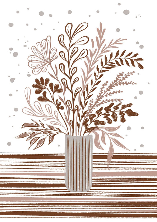 Pretty mocha flowers