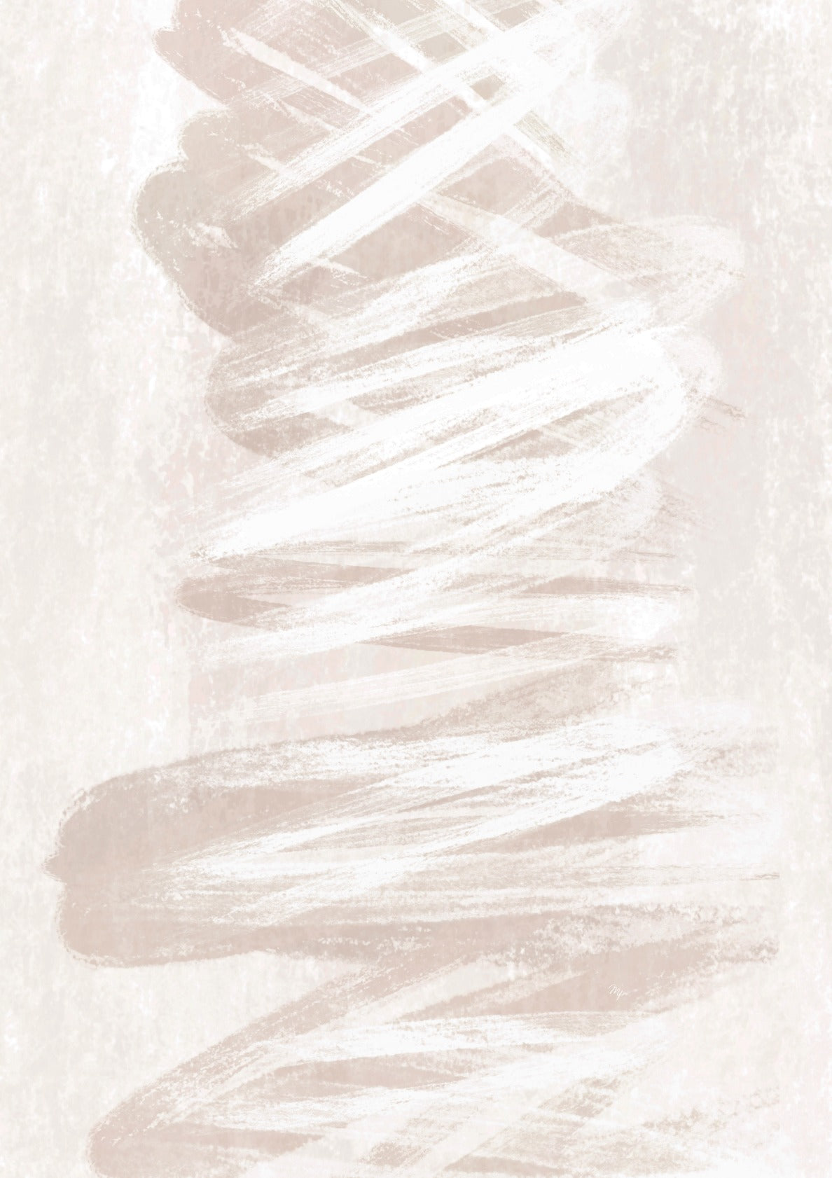 Abstract beige waves Set one