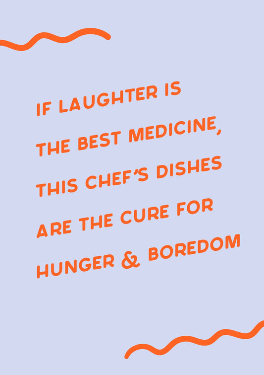 Funny Chef Quote Art