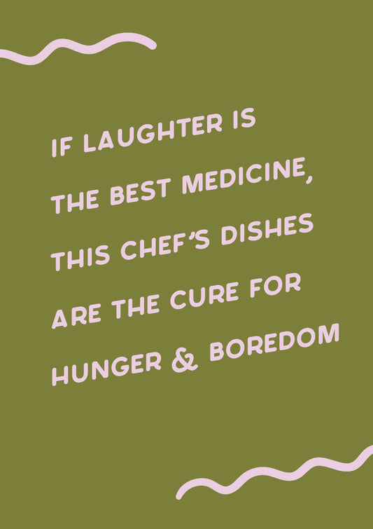 Funny Chef Quote Art