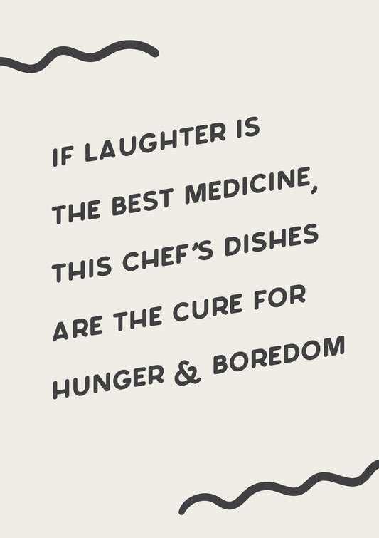 Funny Chef Quote Art