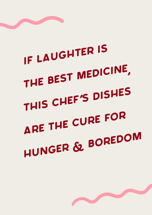 Funny Chef Quote Art
