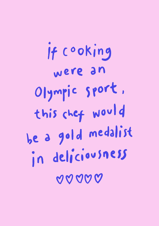Gold Medalist Chef