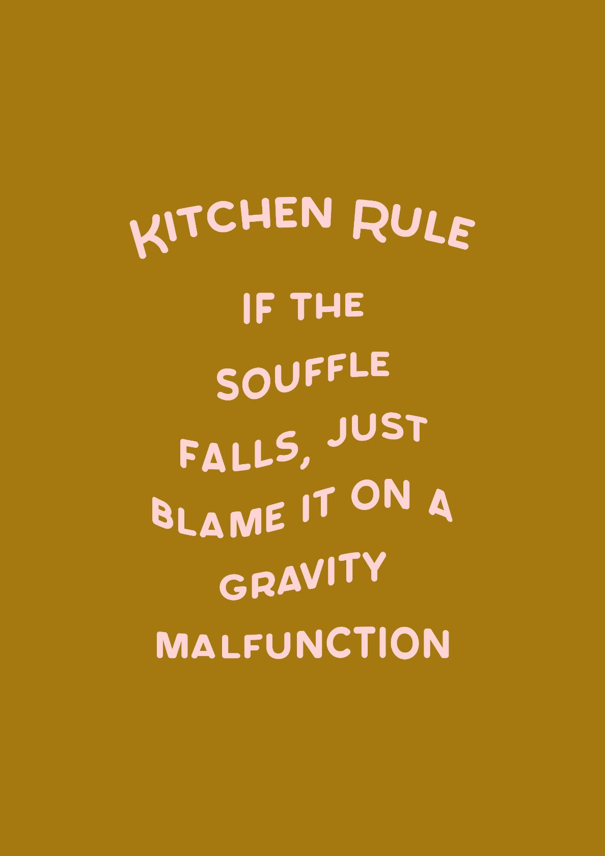 Kitchen Humor Wall Art