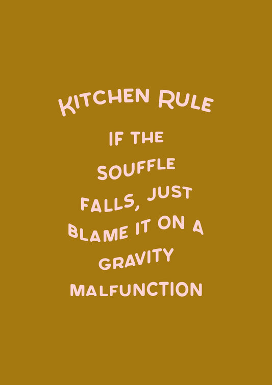 Kitchen Humor Wall Art