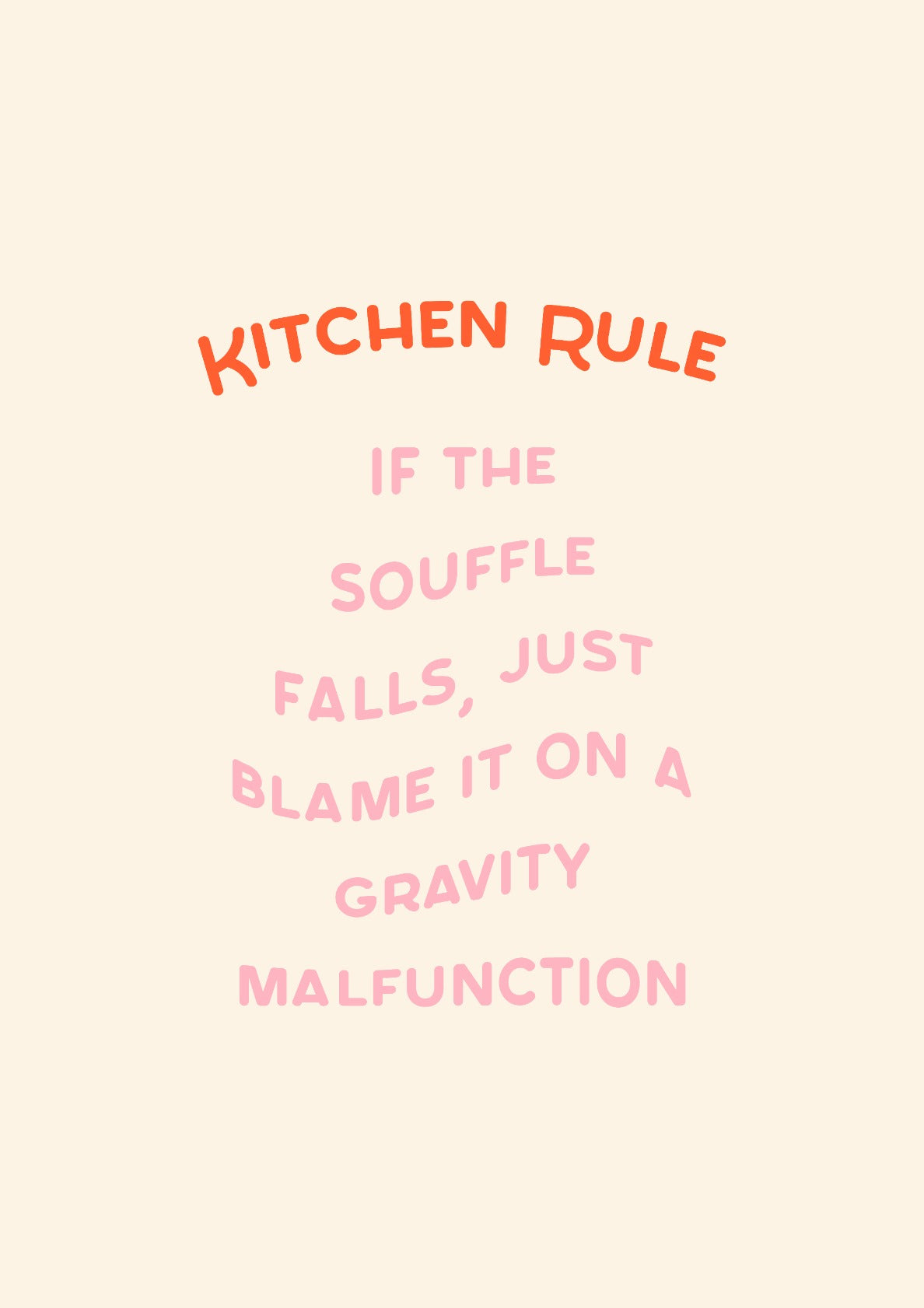 Kitchen Humor Wall Art