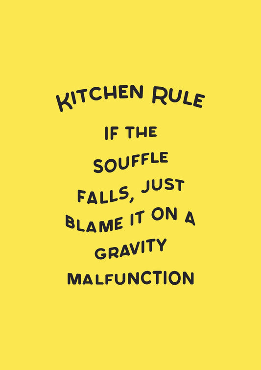 Kitchen Humor Wall Art
