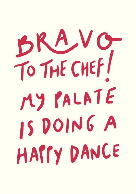 Bravo to the Chef
