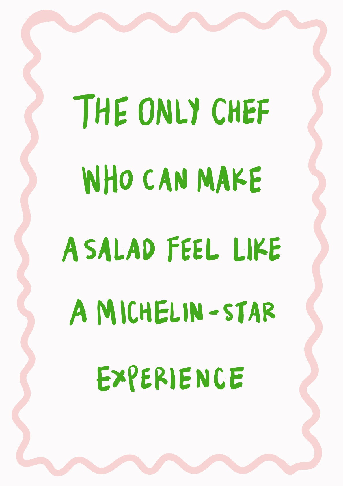Michelin-Star Salad Chef