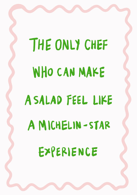 Michelin-Star Salad Chef