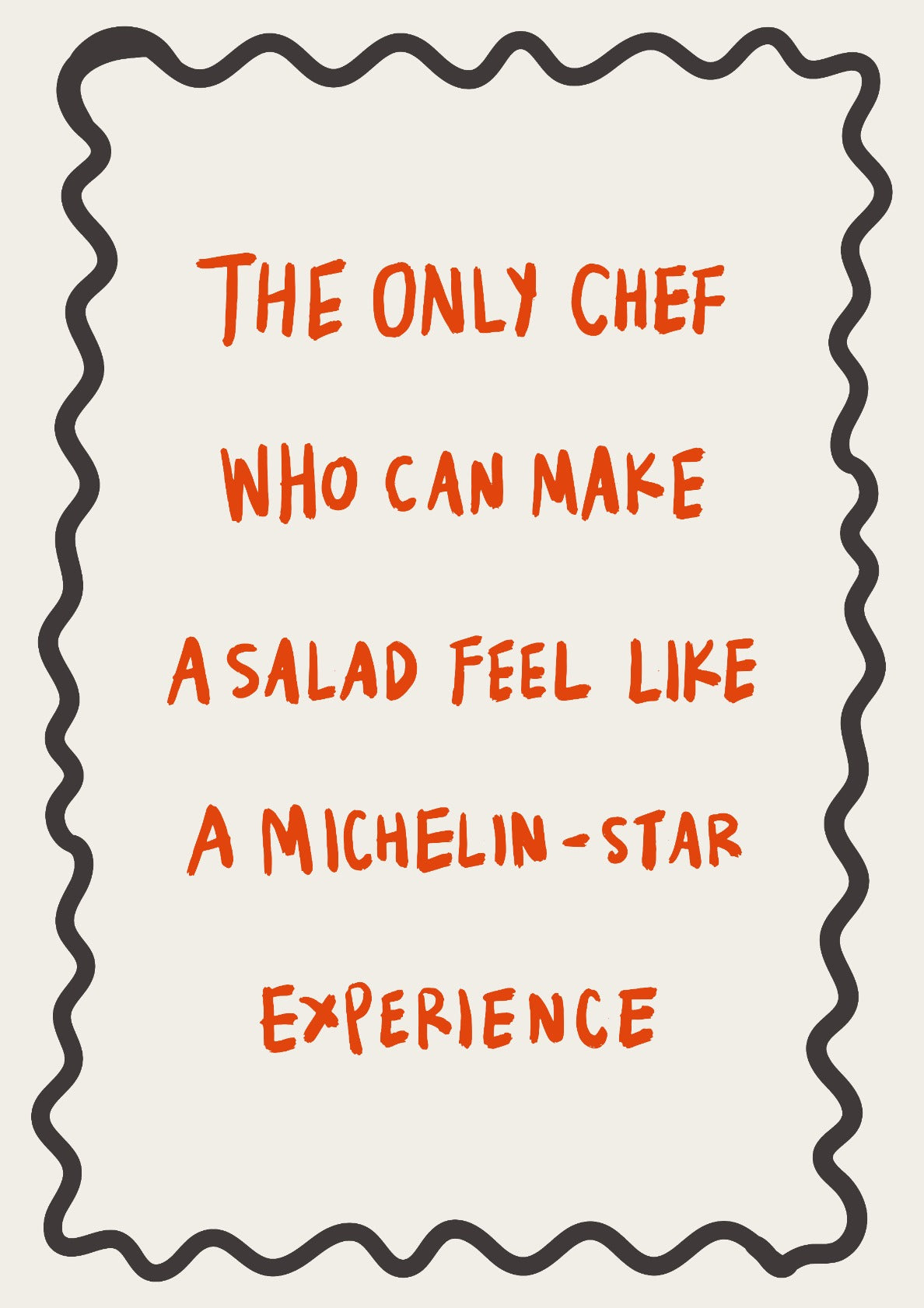 Michelin-Star Salad Chef
