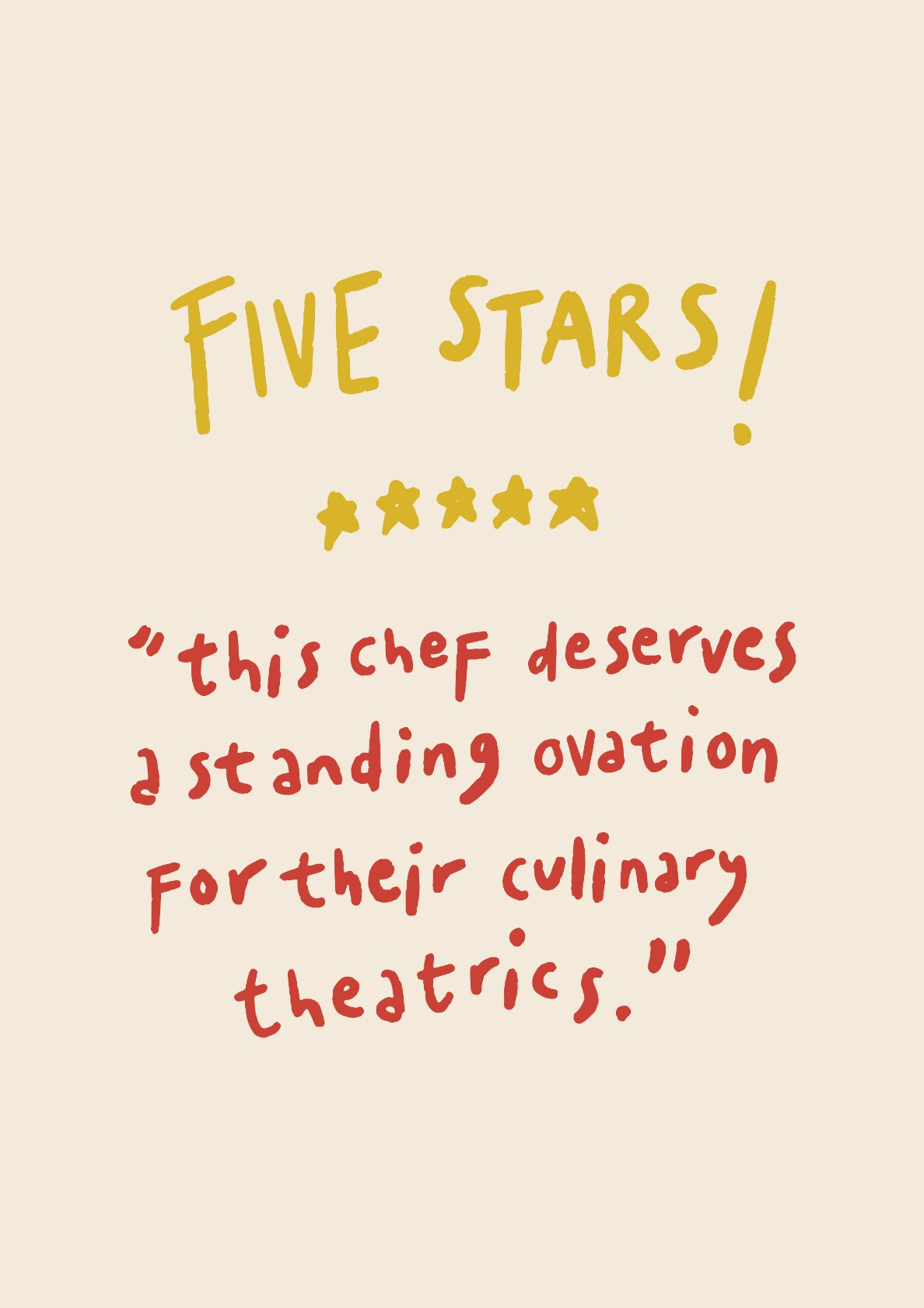 Five Stars Chef Art