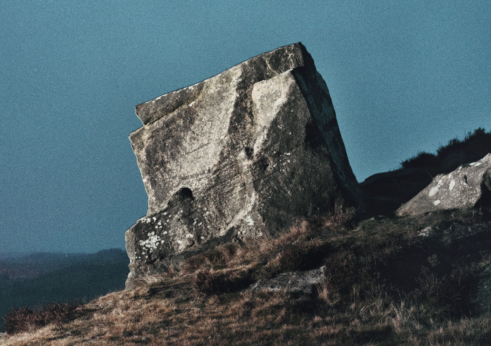 Rock formation near Eyam (The Plague Village), Derbyshire, U.K.