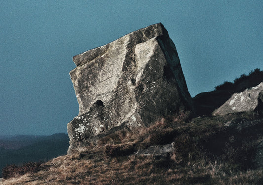 Rock formation near Eyam (The Plague Village), Derbyshire, U.K.