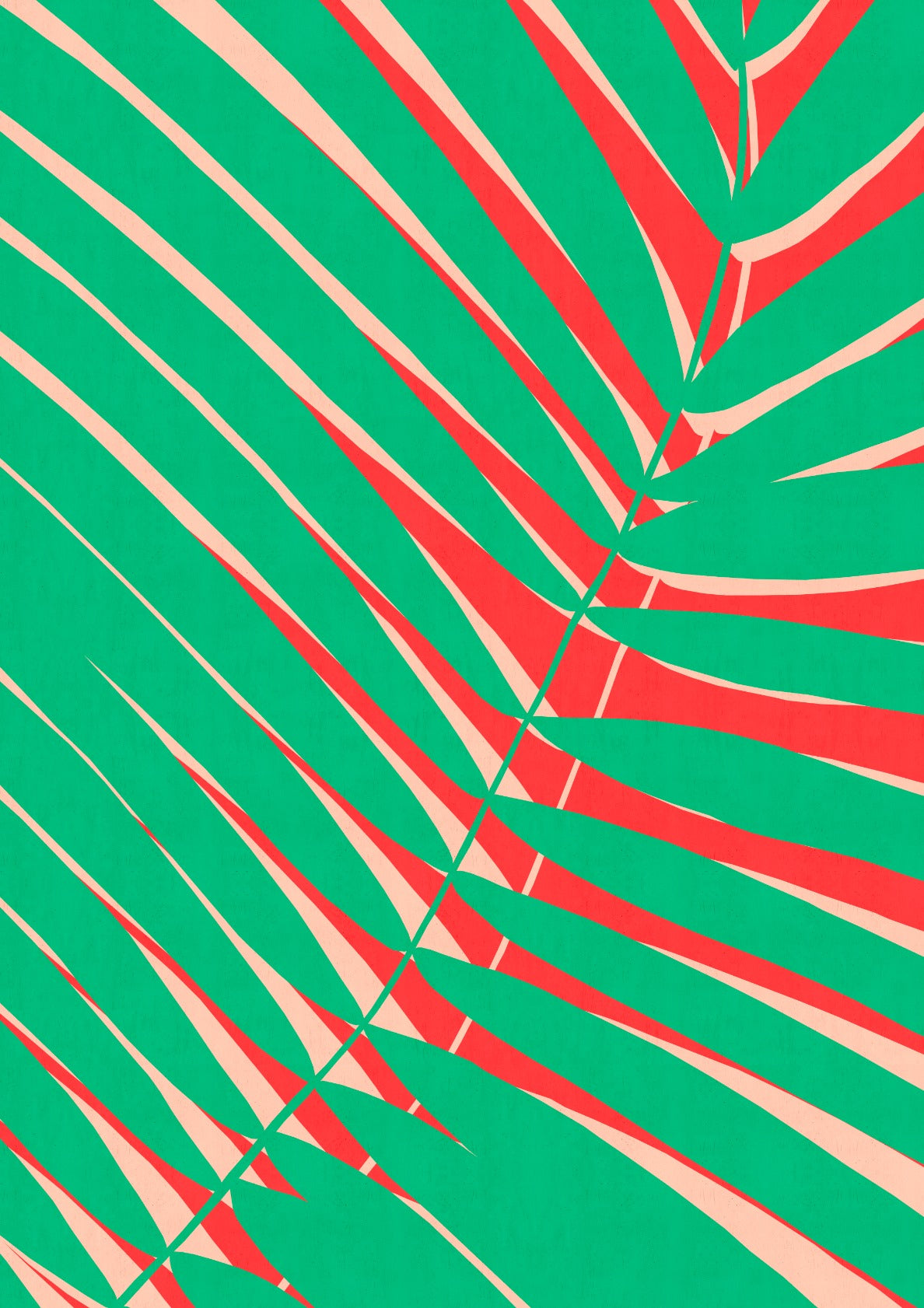 Tropical fashion leaf 3