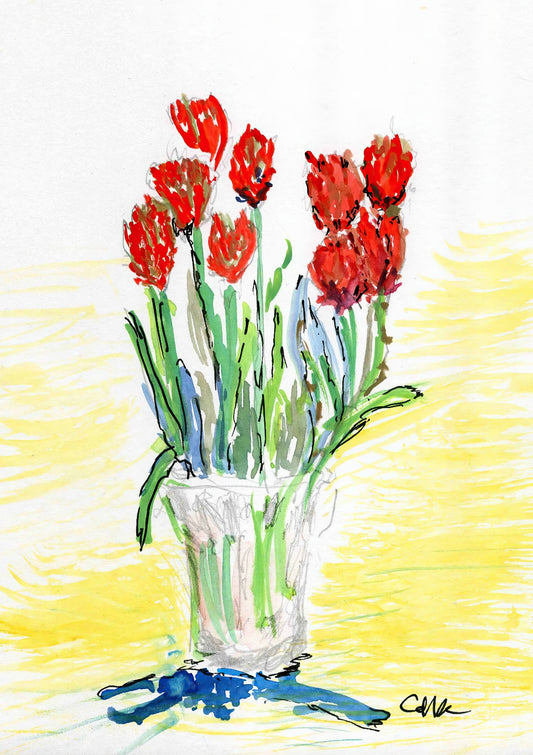Tulips in the Kitchen