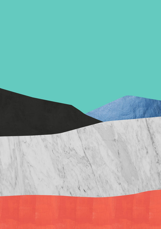 Landscape in collage