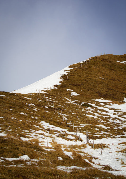Ascending Fences on a Snowy Slope