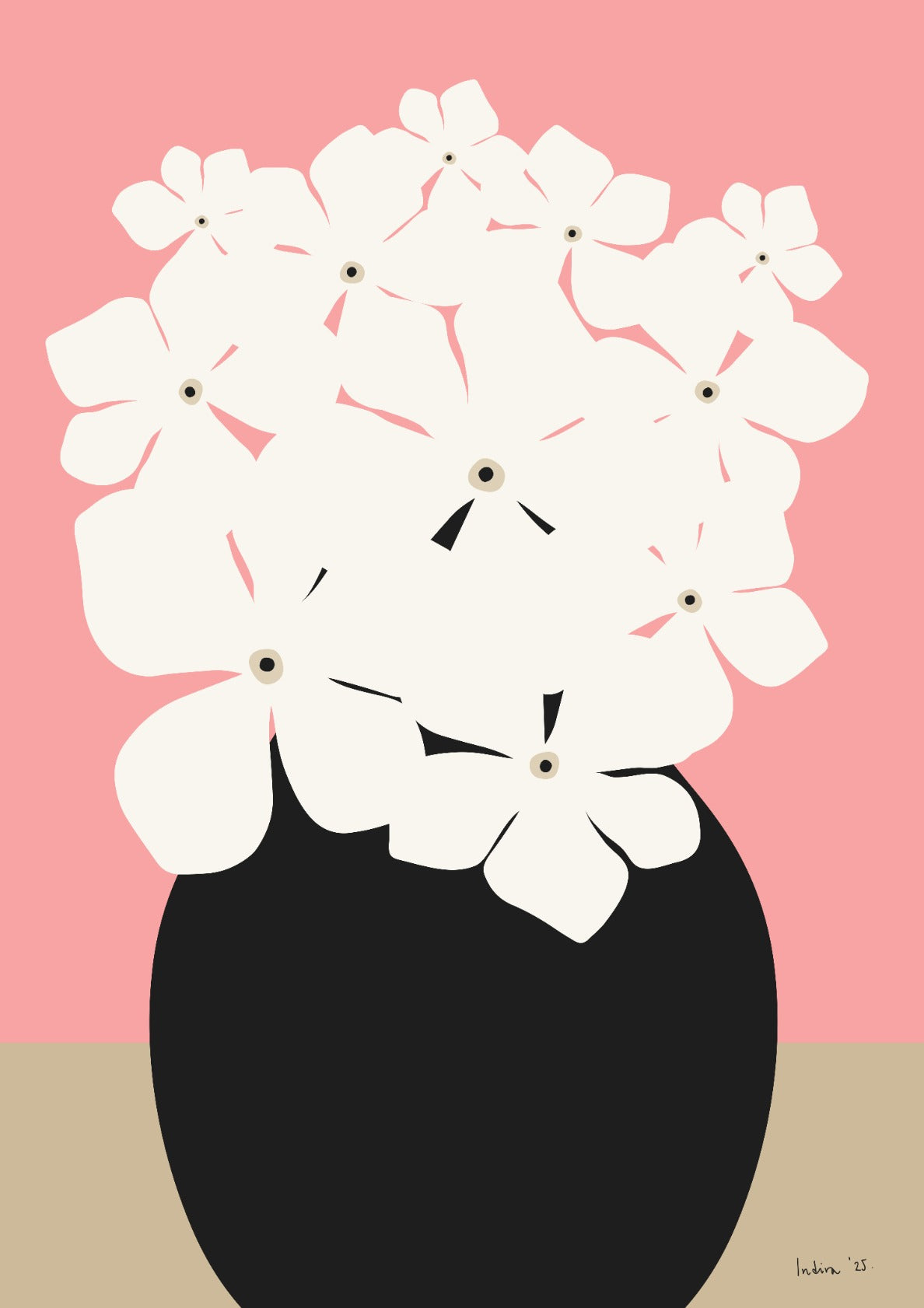 Seashell and a dancing seagrass