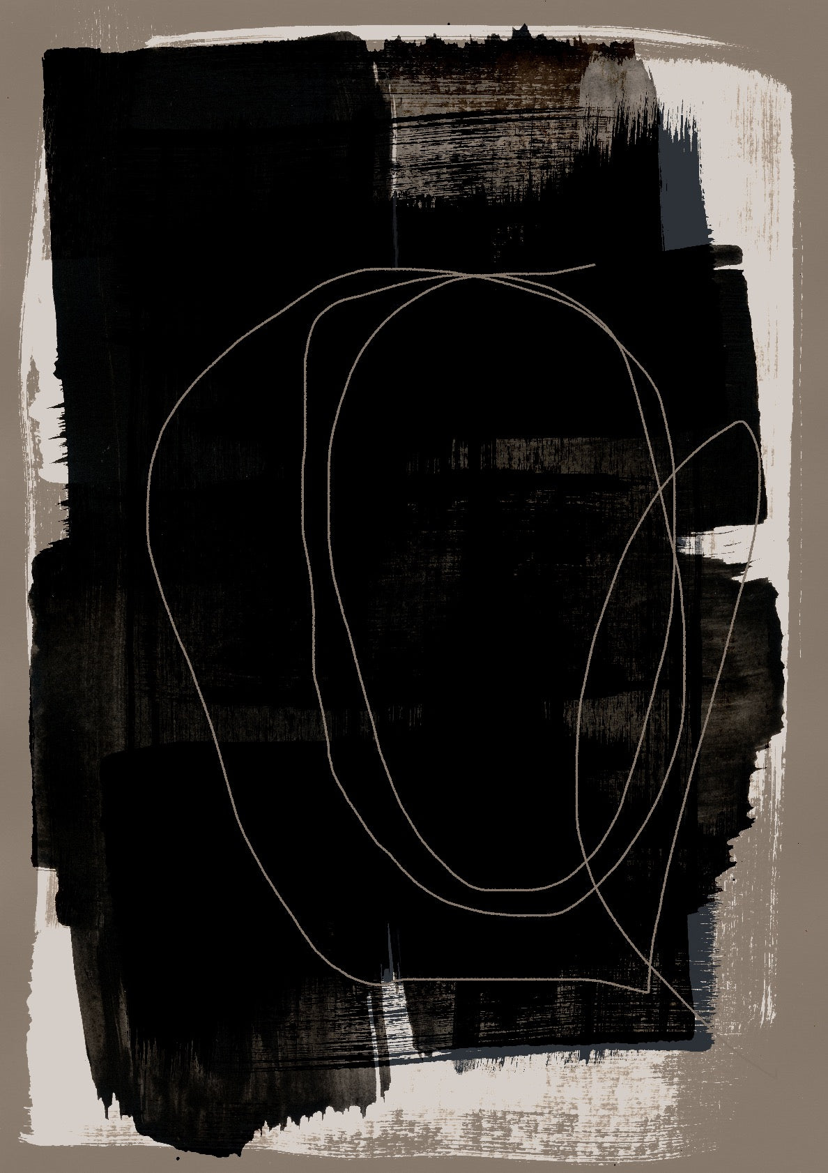 Abstract Brush Strokes 180Z