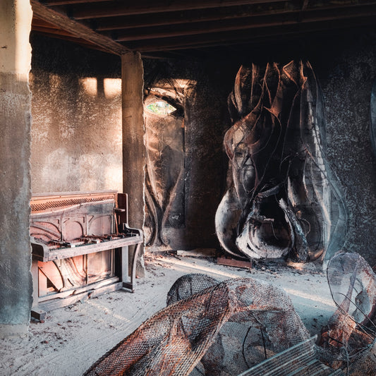 Piano in Abandoned House in Ireland