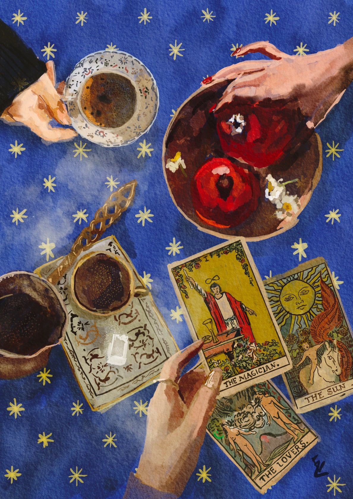 The magician, the lovers and the sun