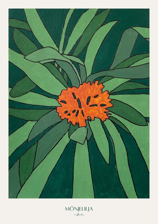 Mönjelilja – Bold Floral Botanical Art